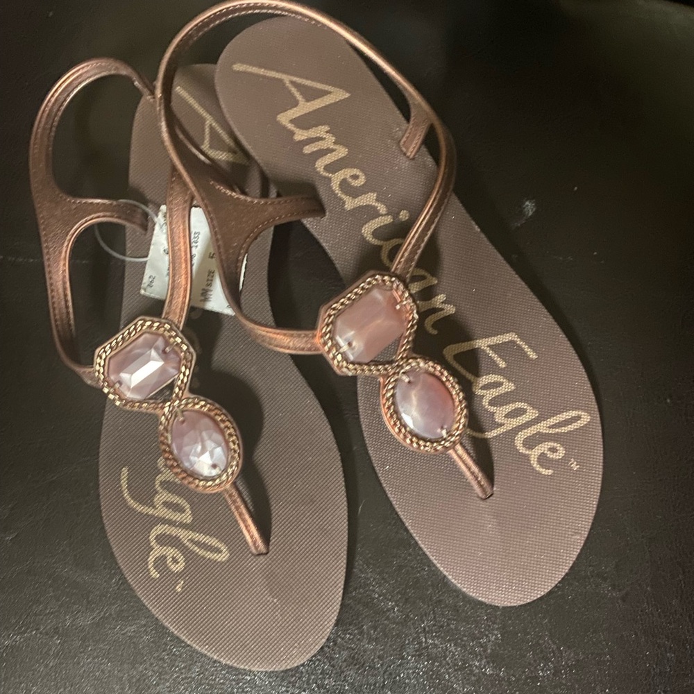 American Eagle Outfitters Women's Brown Sandals